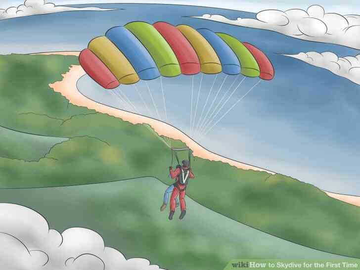 Image intitulée sauter en Parachute pour la Première Fois l